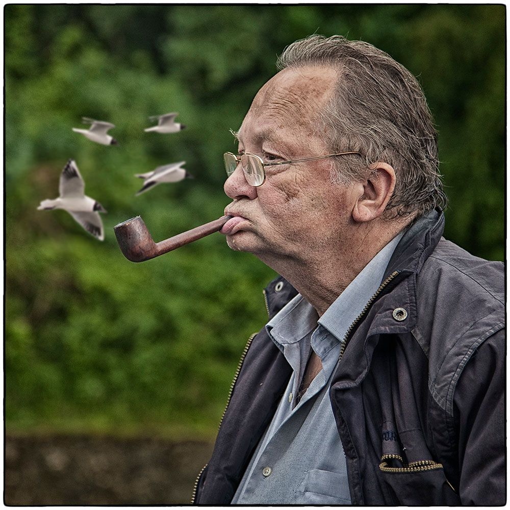 Fumeur de pipe © Alain Besnard